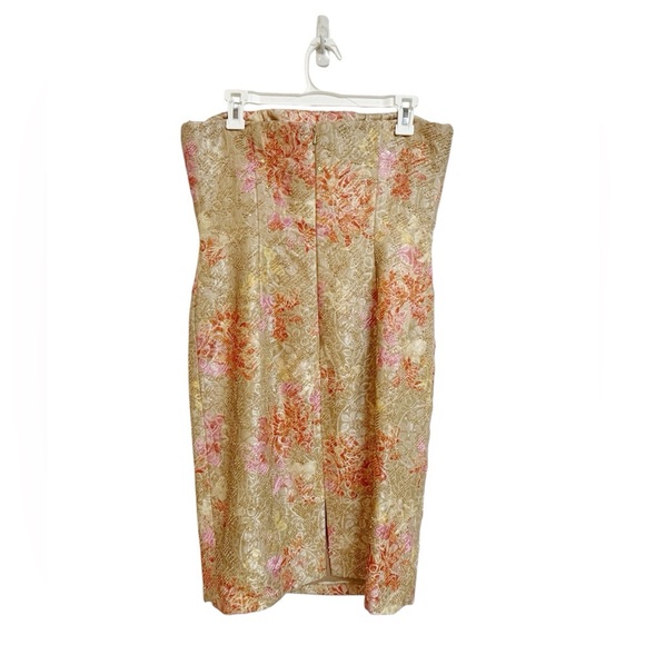 Carmen Marc Valvo Collection Beaded Strapless Dress Size 10 Cocktail Event $595 - Picture 8 of 10